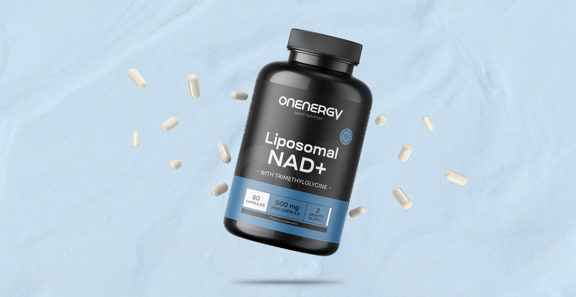 Liposzómális NAD+ 500 mg – trimetilglicinnel
