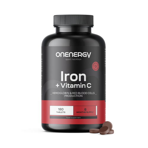 Vas + C-vitamin, 180 tabletta