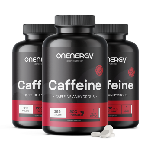 3x Koffein 200 mg, összesen 1095 tabletta