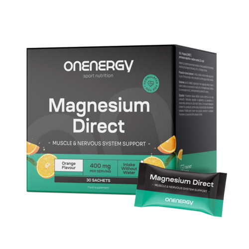 Magnézium DIRECT 400 mg, 30 tasak
