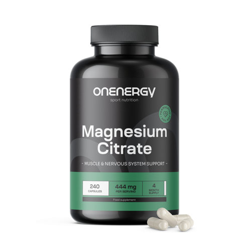 Magnézium-citrát 444 mg, 240 kapszula