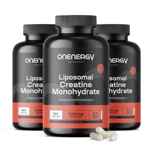 3x Liposzómás kreatin-monohidrát 3000 mg, összesen 1080 kapszula