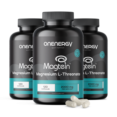 3x Magnézium L-treonát Magtein® 2000 mg, összesen 360 kapszula