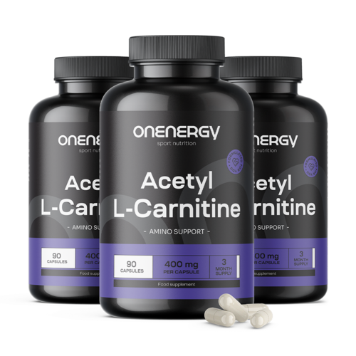 3x Acetil-L-karnitin HCl, összesen 270 kapszula