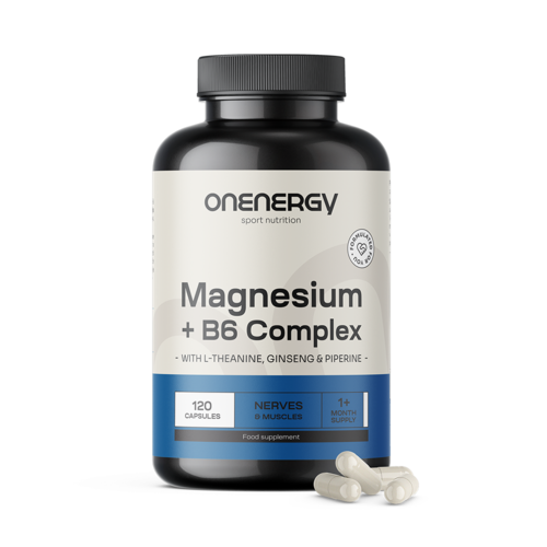 Magnézium + B6 komplex, 120 kapszula