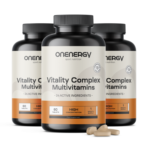 3x Vitality Complex – multivitamin, összesen 180 tabletta