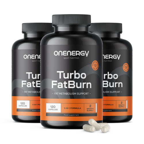 3x Turbo FatBurn, összesen 360 kapszula