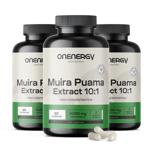 3x Muira Puama – 10:1 kivonat, összesen 270 kapszula