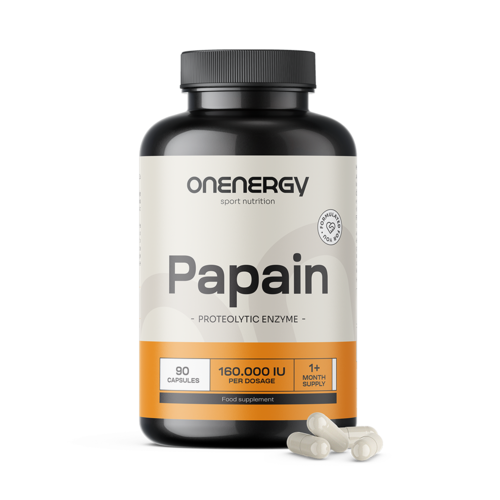 Papain 320 mg, 90 kapszula