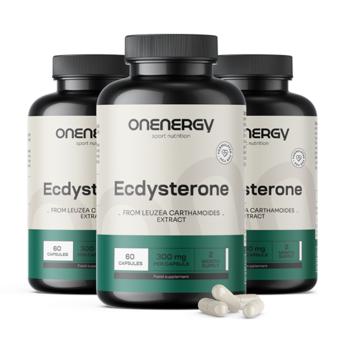 3x Ekdiszteron 300 mg, összesen 180 kapszula