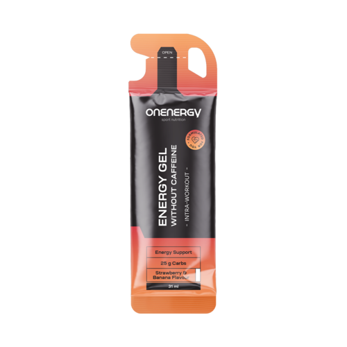 Koffeinmentes energiazselé – eper és banán, 31 ml