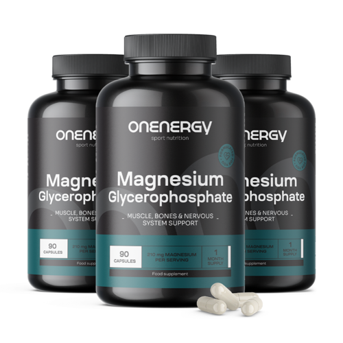 3x Magnézium-glicerofoszfát, összesen 270 kapszula