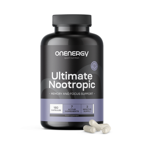 Ultimate Nootropic – komplex a kognitív funkciók támogatására, 180 kapszula