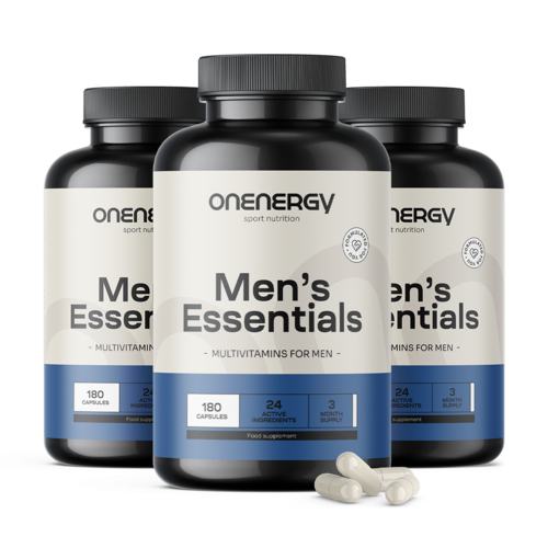 3x Men’s Essentials – multivitamin férfiaknak, összesen 540 kapszula